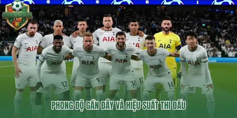 Tottenham Hotspur phong độ gần đây qua xu hướng ghi bàn và kiểm soát thế trận