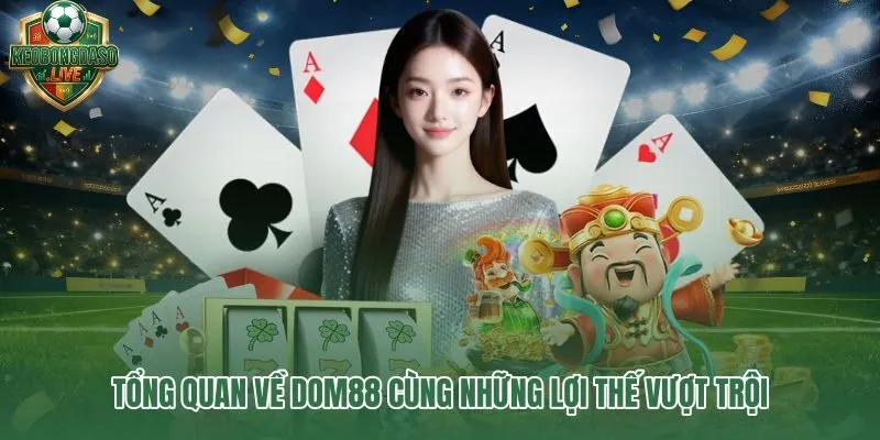 Dom88 và lợi thế nền tảng cá cược cao cấp dễ tiếp cận